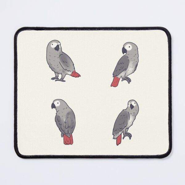 Item preview, gray african parrot art pack designed and sold by Artofmayara.