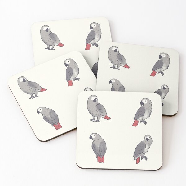 Item preview, gray african parrot art pack designed and sold by Artofmayara.