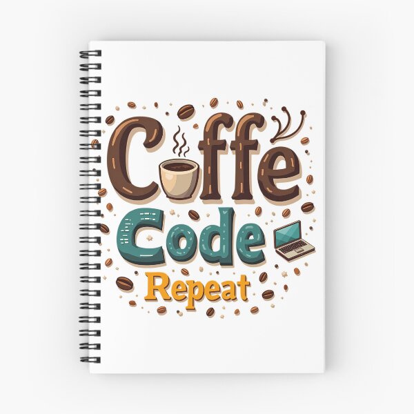 Item preview, Coffee, Code, Repeat - Playful and Catchy Design for Programmers designed and sold by SpeakingPrint2.
