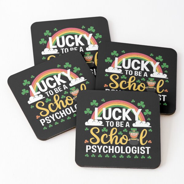 Item preview, Lucky School Psychologist Design with Shamrocks and Rainbow designed and sold by love3617.