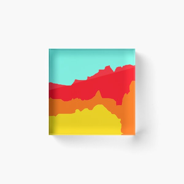 Item preview, Bold garden - hand drawn color block designed and sold by KennyLucky.