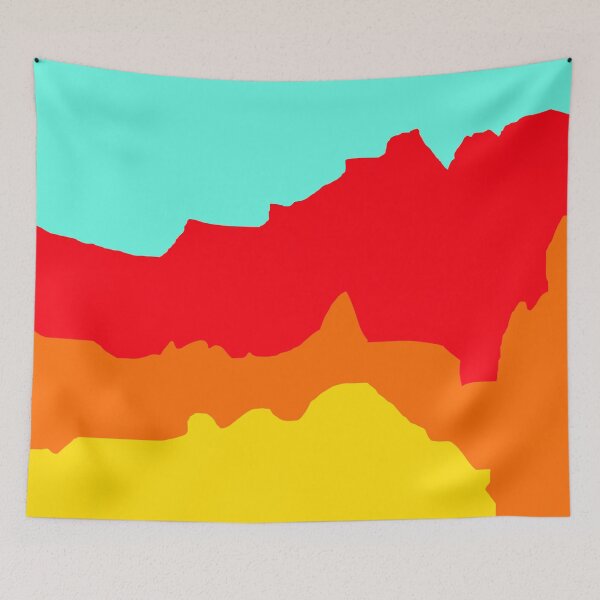 Item preview, Bold garden - hand drawn color block designed and sold by KennyLucky.