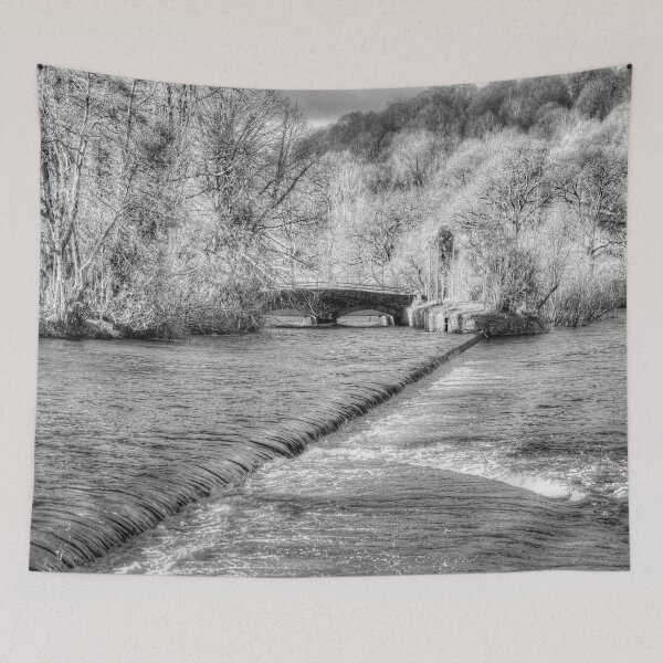Item preview, Newby Bridge Weir Lake District Infrared designed and sold by Londonimages.