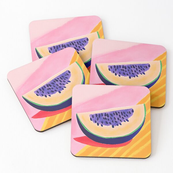 Item preview, Vibrant Abstract Watermelon Slice with Bold Colors and Modern Flair Minimal Art AI Generated designed and sold by OlfactoART Studio.