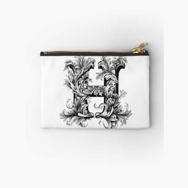 Item preview, Floral Ornamental Letter "H" Design designed and sold by FlyingDreamsArt.