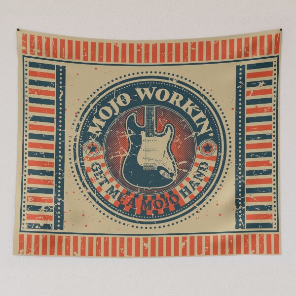 Item preview, Retro Mojo Workin’ Blues Emblem designed and sold by wickedpretty.