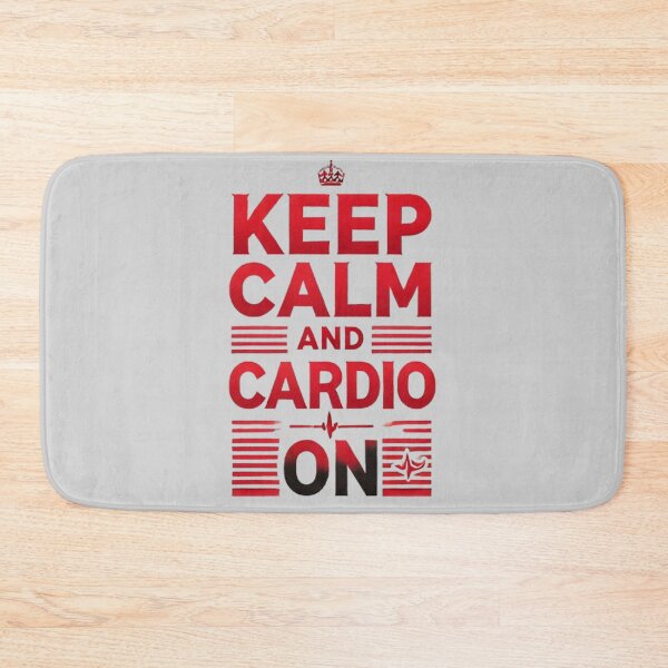 Item preview, Cardio Fitness - Keep Calm and Cardio On designed and sold by PawtopiaDesigns.