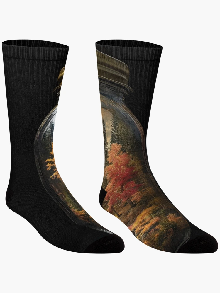 Thumbnail 3 of 5, Socks, Autumn In A Jar designed and sold by Rtymer.