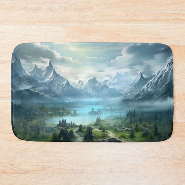 Item preview, Dragon Lake in the Mountain designed and sold by GrinGalore.