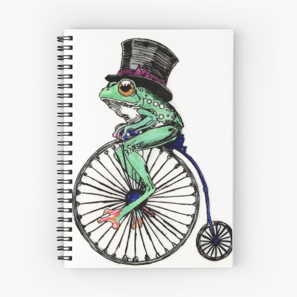 Item preview, Frog on a Pennyfarthing designed and sold by Scribbles & Doodles by Jinx.