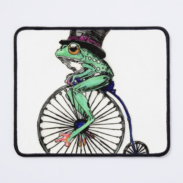 Item preview, Frog on a Pennyfarthing designed and sold by Scribbles & Doodles by Jinx.