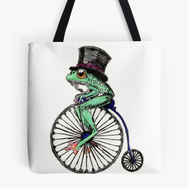 Item preview, Frog on a Pennyfarthing designed and sold by Scribbles & Doodles by Jinx.