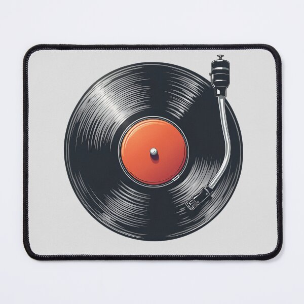 Item preview, Vintage Vinyl Player Retro Music Design designed and sold by Jollys-ArtShop.