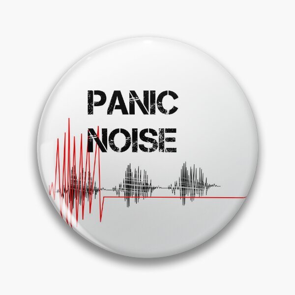 Item preview, PANIC NOISE: A Distressed Soundwave Design, Unique designed and sold by villacreativa.