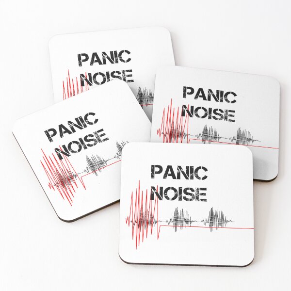 Item preview, PANIC NOISE: A Distressed Soundwave Design, Unique designed and sold by villacreativa.