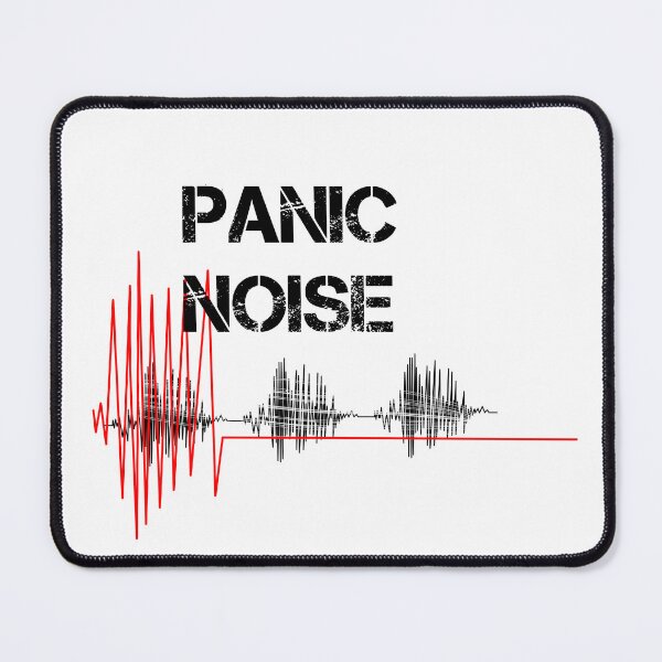 Item preview, PANIC NOISE: A Distressed Soundwave Design, Unique designed and sold by villacreativa.