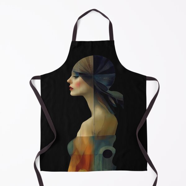 Item preview, 1920's Flapper Girl. Vintage modern with abstract dress. designed and sold by Shoot-The-Moon.