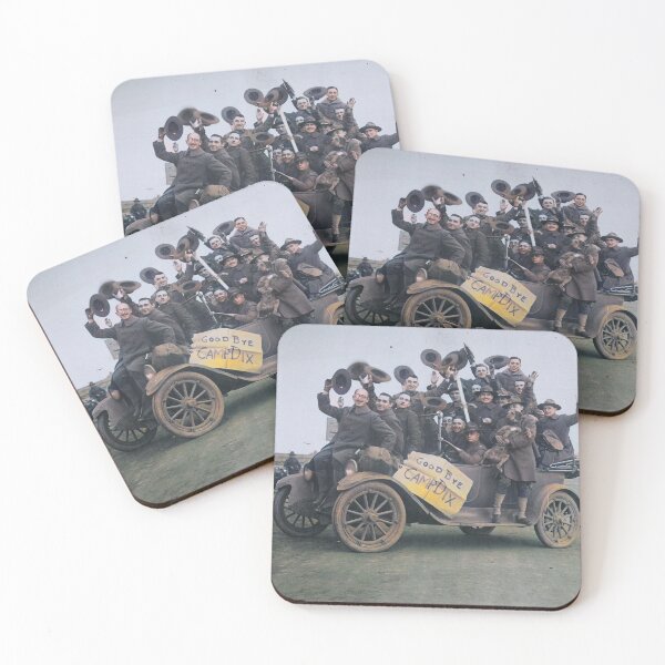 Item preview, American soldiers in New Jersey during WWI designed and sold by 19th Century in Color.