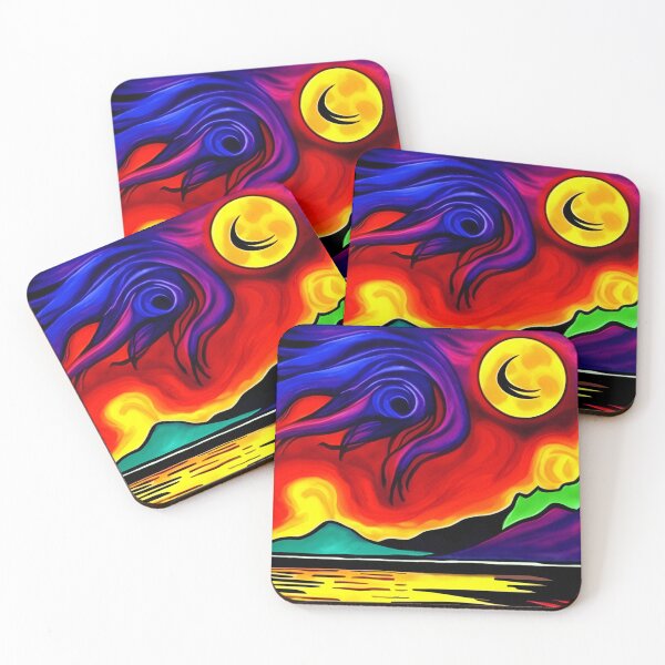 Item preview, Expressionist Artwork: The Strong Sun | Expressionism | Color Art | Psychedelic Artwork designed and sold by UnhingedBird.