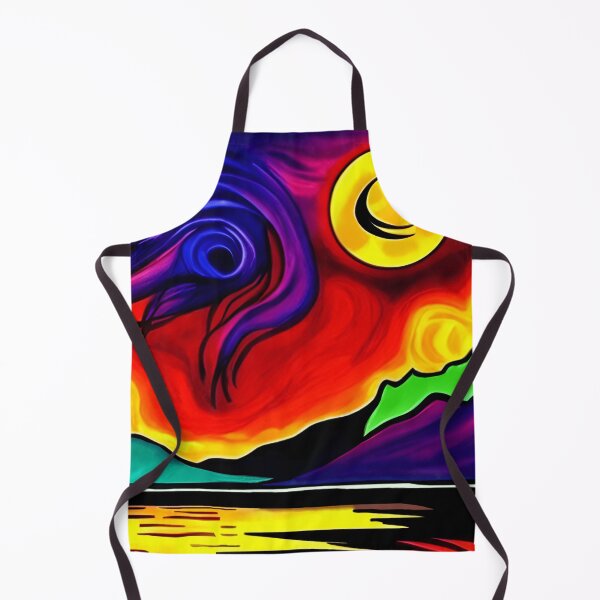 Item preview, Expressionist Artwork: The Strong Sun | Expressionism | Color Art | Psychedelic Artwork designed and sold by UnhingedBird.