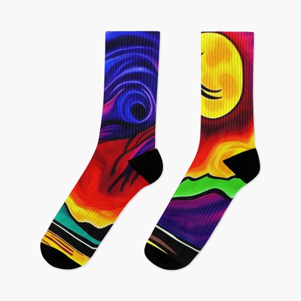 Item preview, Expressionist Artwork: The Strong Sun | Expressionism | Color Art | Psychedelic Artwork designed and sold by UnhingedBird.