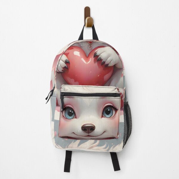 Item preview, Pink Heart Wolfie designed and sold by svace.