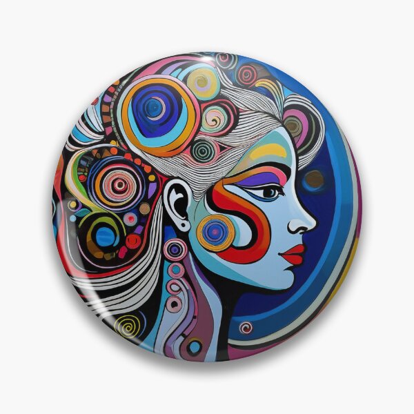 Item preview, Goddess Blue Portrait of a Woman designed and sold by Boxing Kangaroo Retail Company.