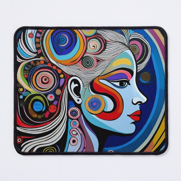 Item preview, Goddess Blue Portrait of a Woman designed and sold by Boxing Kangaroo Retail Company.