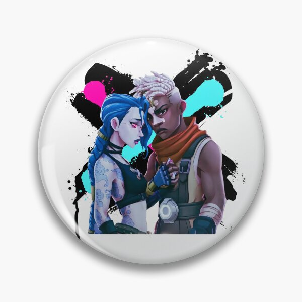 Item preview, Jinx Ekko Arcane Movies Riot League Of Legends designed and sold by RamonMiller.