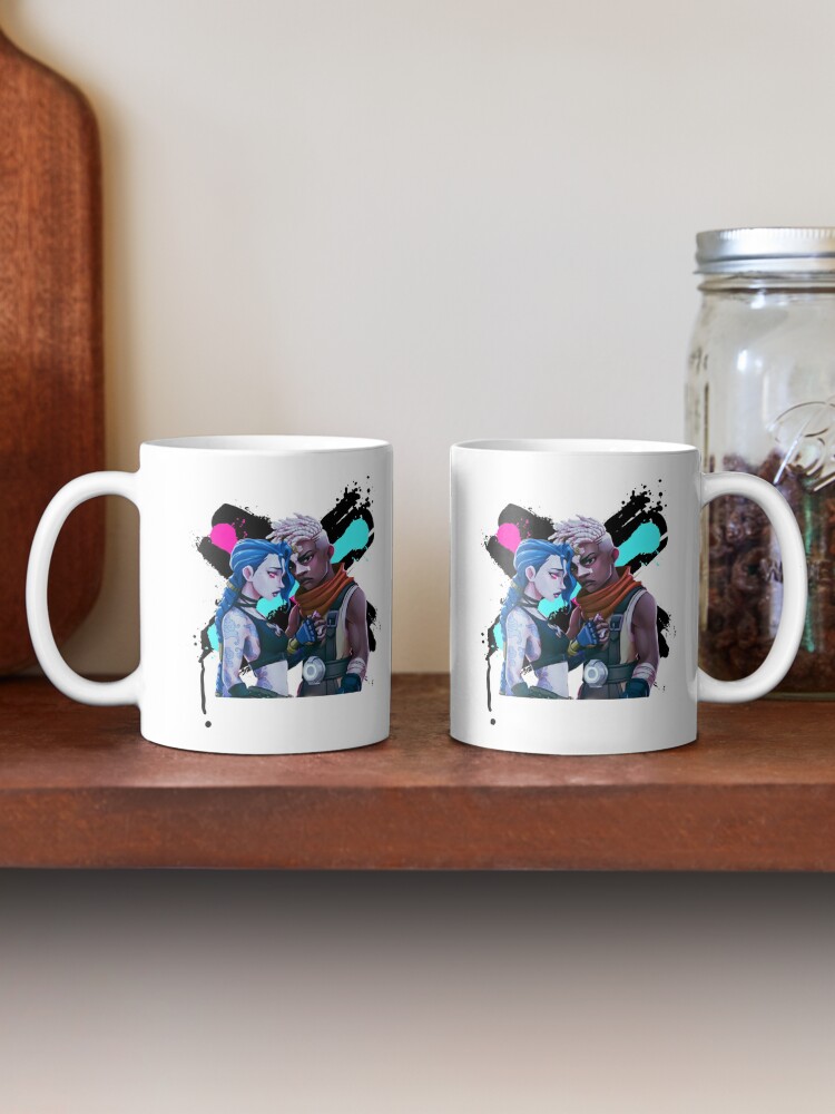 Discover Jinx Ekko Arcane Movies Riot League Of Legends Coffee Mug, Arcane Merch