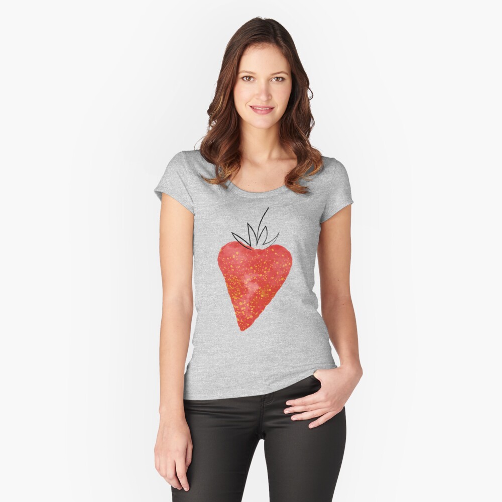 Item preview, Fitted Scoop T-Shirt designed and sold by HoopandHoller.