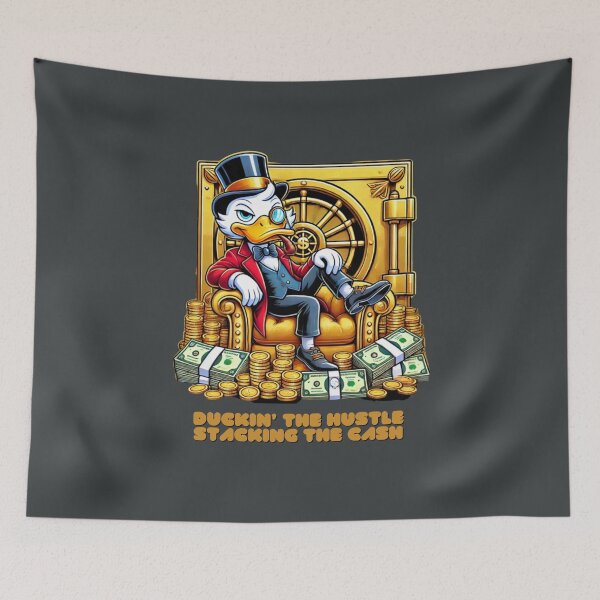 Item preview, Duckin' the Hustle - Wealthy Duck T-Shirt Design designed and sold by Epic Finance.