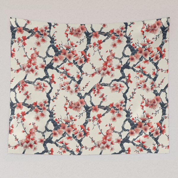 Item preview, Blooming Sakura: A Love Story in Pink designed and sold by CleanDecor.