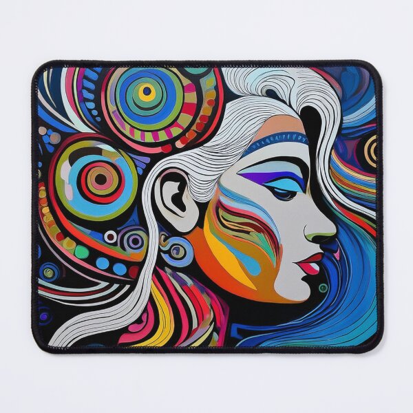 Item preview, Goddess Blue Portrait of a Woman designed and sold by Boxing Kangaroo Retail Company.
