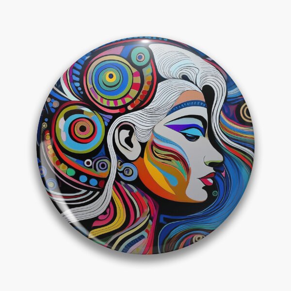 Item preview, Goddess Blue Portrait of a Woman designed and sold by Boxing Kangaroo Retail Company.