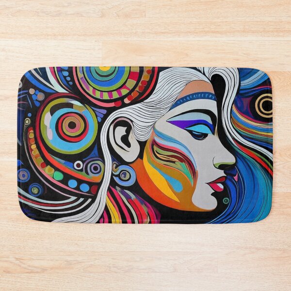 Item preview, Goddess Blue Portrait of a Woman designed and sold by Boxing Kangaroo Retail Company.
