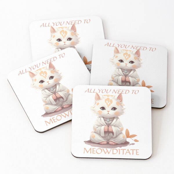 Item preview, ALL YOU NEED TO MEOWDITATE FOR CAT LOVERS AND CAT PARENTS  designed and sold by NEXARZ.