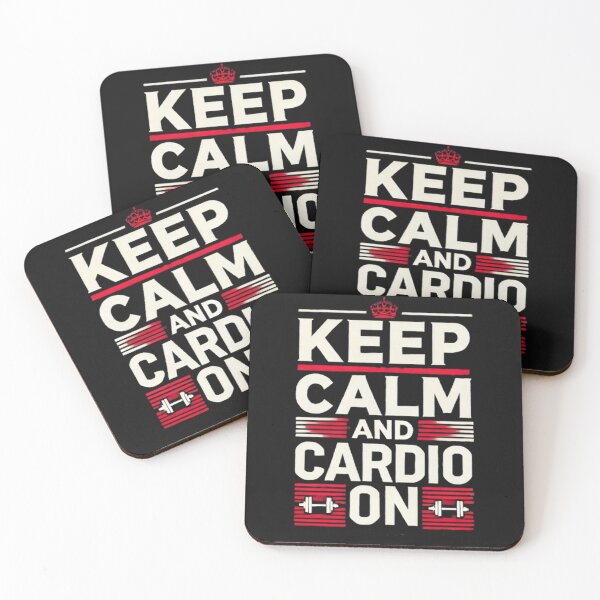 Item preview, Cardio Fitness - Keep Calm and Cardio On designed and sold by PawtopiaDesigns.