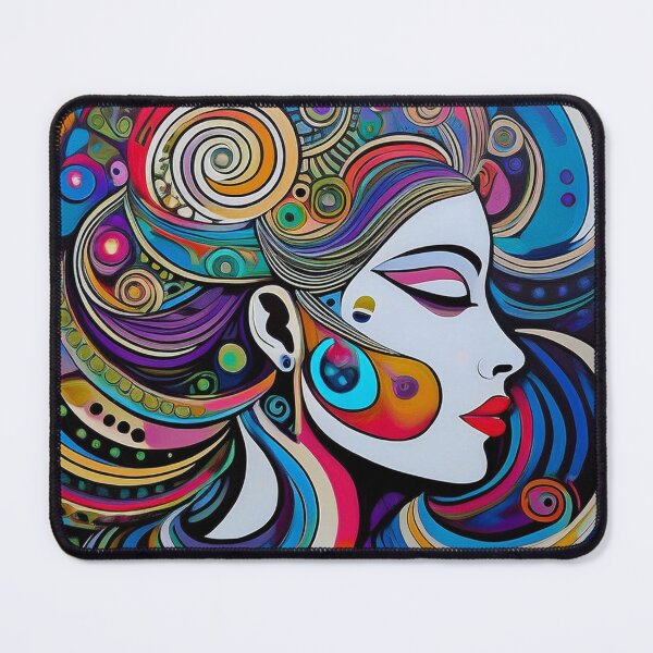 Item preview, Goddess Blue Portrait of a Woman designed and sold by Boxing Kangaroo Retail Company.