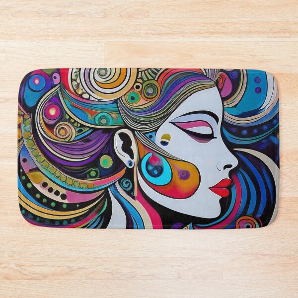 Item preview, Goddess Blue Portrait of a Woman designed and sold by Boxing Kangaroo Retail Company.