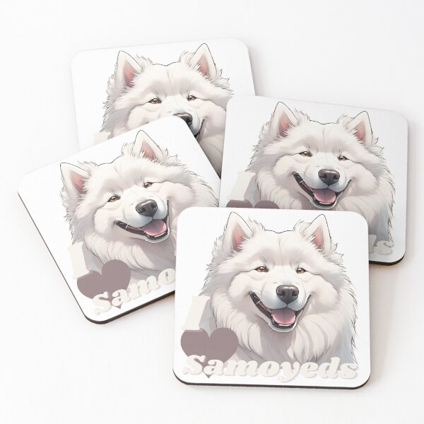 Item preview, I Love my Samoyed Dogs designed and sold by CreatureZDesign.