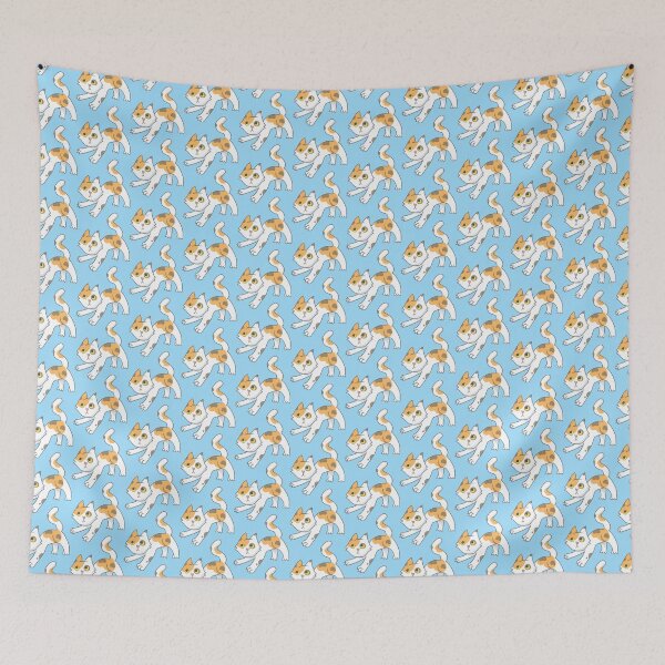 Item preview, Stretching Cat (Calico) designed and sold by Quirkball.