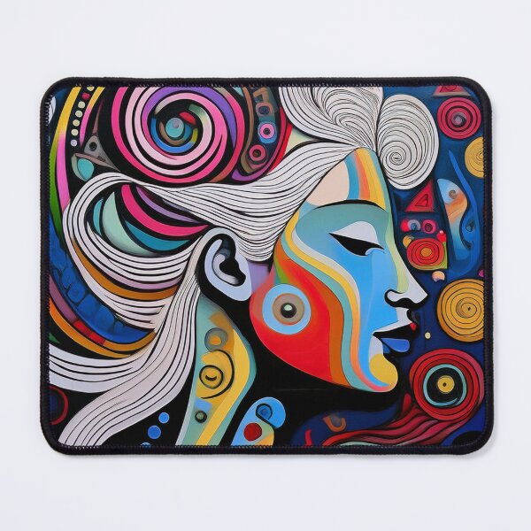 Item preview, Goddess Blue Portrait of a Woman designed and sold by Boxing Kangaroo Retail Company.