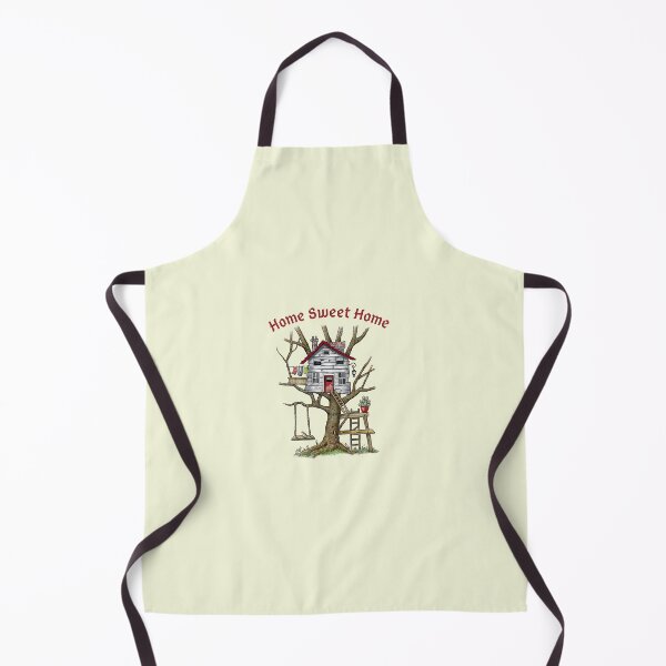 Item preview, Home Sweet Home with Crooked Tree House Illustration designed and sold by JoyfulWhimsy.