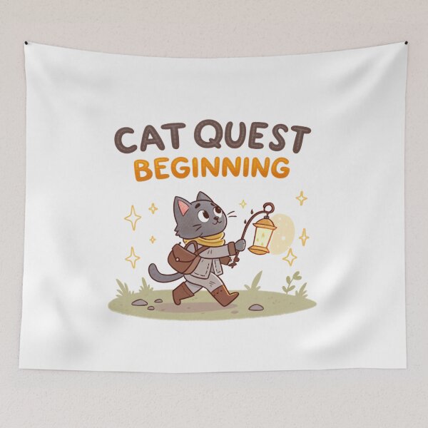 Item preview, CAT QUEST BEGINNING designed and sold by SignumShop.