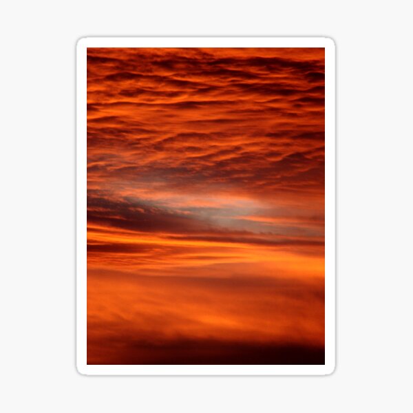 Fire in the Sky Sticker