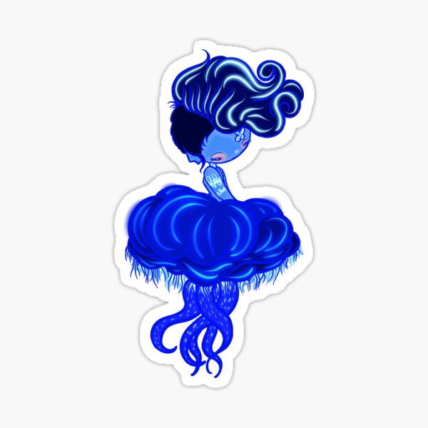 mermay: moon jellyfish Sticker