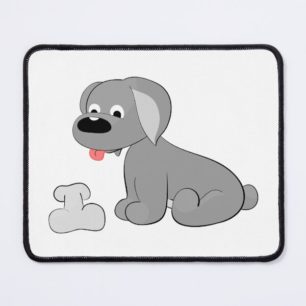 Item preview, dog with bone designed and sold by Esinald.