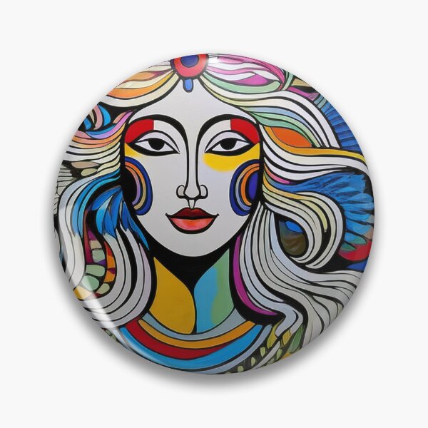 Item preview, Goddess Blue Portrait of a Woman designed and sold by Boxing Kangaroo Retail Company.