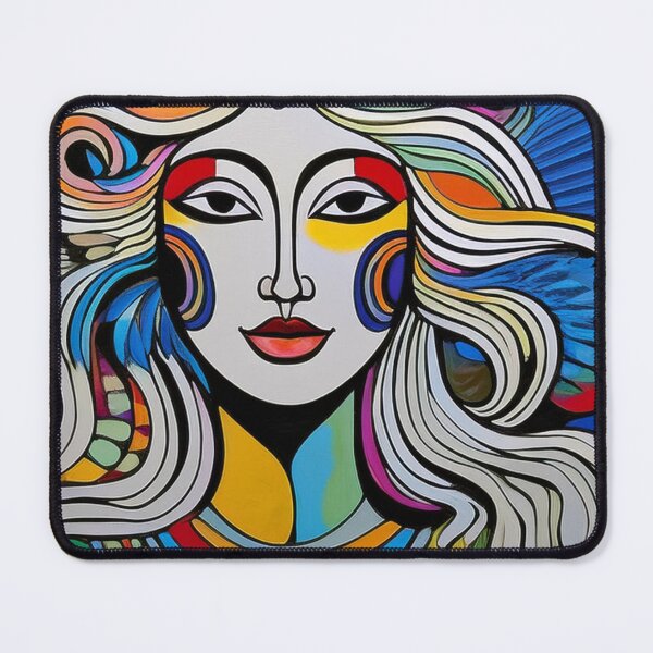 Item preview, Goddess Blue Portrait of a Woman designed and sold by Boxing Kangaroo Retail Company.